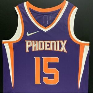 Rare NWT Nike Cam Payne Phoenix Suns #15 Purple Icon Swingman Jersey 40 S 75th